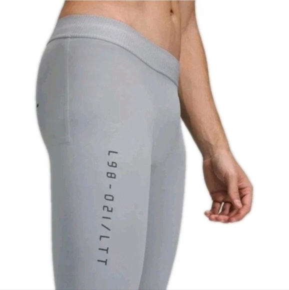 Lululemon LTT Compression Tights Men XL Gray Baselayer Cycling Running Fitness - Picture 1 of 15